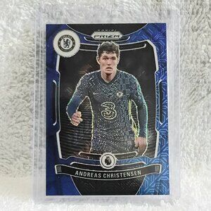 3/$25 Mint 2021/22 Prizm Andreas Christensen Blue Surge Euro L.P. Card 215!!